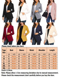 Autumn Casual Blazer Suit Coat For Women Slim Fit Lapel Blazer Jacket Ladies Long Sleeve Work Cardigan with Pockets