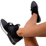 Women's Snake Pattern Breathable Sneakers Fashion Lace Up Casual Athletic Shoes