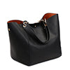 Women PU Leather Handbag Tote Single Shoulder Bag Large Capacity With Inner Bag