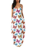 Nightgowns for Womens Sleeveless Long Nightshirts Dress Loose Casual Maxi Dress Sleepwear Pajama Dress