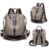 Fashion Women Backpack Purse Printed Shoulders Bag Anti-theft Travel Rucksack Daypack Satchel Handbag for Gifts