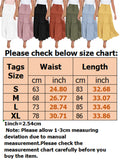 Maxi Skirts for Women Pleated Loose Plain Long Skirts High Waist Boho Summer Beach Skirt