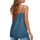 Womens Sleeveless Shirt Scoop Neck Spaghetti Strap Camisole