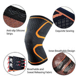 1/2pcs Knee Sleeve Compression Brace Support For Sport Joint Pain Arthritis Relief,Knee Brace for Running,Hiking,Basketball for Women Men Kids M L XL