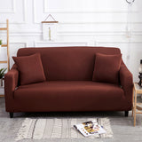 Solid Color Stretch Fit Sofa Cover Recliner Lounge Settee Armchair Loveseat L Shape Couch Slipcover Furniture Protector