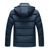 Men's Side Pockets Lightweight Plus Velvet Classic Jacket Zipper Buttons Coat