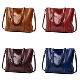 Women's PU Leather Fashion Handbag Tote Satchel Shoulder Bag Purse Crossbody Bag