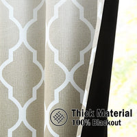 1 Piece Gradient Color Room Darkening Curtain Grommet Blackout Window Curtain Eyelet Ring Top Window Drapes Thermal Insulated Curtain Panel
