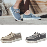 Men's Casual Canvas Shoes Slip on Sneakers Deck Shoes Comfort Loafer