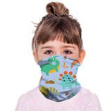 Ice Silk Kids Child Balaclava Tube Scarf Headband Face Mask Neck Gaiter Bandana