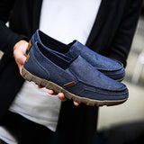 Mens Casual Shoes Lightweight Formal Office Round Toe Flat Breathable Solid Color