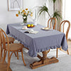 Ruffle Cotton Table Cloth Cover Rectangle Square Tablecloth Dining Wedding Decor