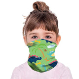 Ice Silk Kids Child Balaclava Tube Scarf Headband Face Mask Neck Gaiter Bandana