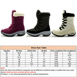 Lady Solid Color Mid Calf Boot Flat Casual Shoes Lace Up Round Toe High Top Warm