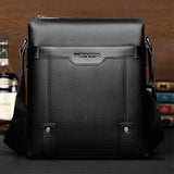 Men Utility Messenger Purse Mens Casual Shoulder Bag Satchel PU Leather Ourdoor Work Crossbody Handbag