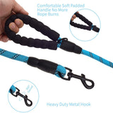 5FT Dog Leash Lead Padded Handle Reflective Nylon Rope Training Walking Harness