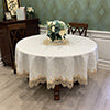 European Style Floral Round Tablecloth Elegant Table Cloth Cover Wedding Decor