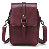 Women Vintage Crossbody Phone Bag, Small Messenger Shoulder Bag Cash Handbag Wallet Purse