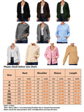 Womens Casual Winter Outwear Plush Open Front Full Zipper Coat Fluffy Fuzzy Fleece Hoodies Jackets With Pockets