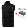 Women Men Electric Heated Vest Thermal Heated Jacket w/ Battery Pack USB Infrared Heating Pad Clothes Outwear Winter Warm Jacket Lightweight