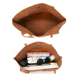 Women PU Leather Tassels Shoulder Bag Tote Large Capacity Handbag Messenger Bag