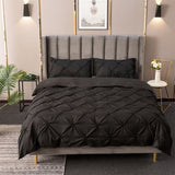 2/3Pcs Twist Flower Duvet Quilt Cover Set Queen King Size Bedding Set+Pillowcase