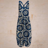 Long Romper Women V Neck Tank Tops Long Jupmsuits Loose Waist One Piece Bodysuit