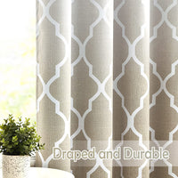 1 Piece Gradient Color Room Darkening Curtain Grommet Blackout Window Curtain Eyelet Ring Top Window Drapes Thermal Insulated Curtain Panel