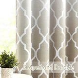 1 Piece Gradient Color Room Darkening Curtain Grommet Blackout Window Curtain Eyelet Ring Top Window Drapes Thermal Insulated Curtain Panel