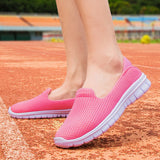 Women's Mesh Slip On Loafers Casual Shoes Comfy Breathable Sneakers Lightweight
