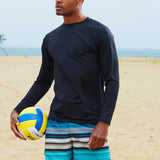 Mens Long Sleeve Shirt Scuba Diving Surfing Swimwear UV Protection Swimsuit Tops