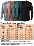 Men's Long Sleeve Casual Tops T-Shirt Jumper Blouse Pullover Basic Tee Buttons