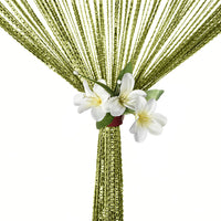HANGING BEADED CURTAIN STRING DOOR WINDOW CURTAINS TASSEL FLY SCREEN PANEL