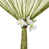 HANGING BEADED CURTAIN STRING DOOR WINDOW CURTAINS TASSEL FLY SCREEN PANEL