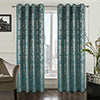 Single Curtain Panel Velvet Sparkle Bedroom Blackout Window Curtain Grommet Room Darkening Curtain Eyelet Ring Top Window Drape