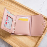 PU Leather Tassels Trifold Wallet Credit Card Holder Money Clutch Purse Handbag