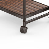 Gplesas 6-Shelf 6 Tier Unit Freestanding Garage Shelves Furniture Modern Storage Shelf Heavy Duty Industrial Shelving Wheels Kitchen Office