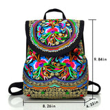Women's Retro Handmade Embroidery Crossbody Bag Handbag Purses Shoulder Bag Tote