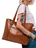 Women's PU Leather Fashion Handbag Tote Satchel Shoulder Bag Purse Crossbody Bag