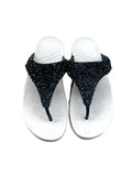 Women Rhinestone Slippers Sandals Slip On Flip Flops Thong Mules Casual Shoes