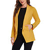 Autumn Casual Blazer Suit Coat For Women Slim Fit Lapel Blazer Jacket Ladies Long Sleeve Work Cardigan with Pockets
