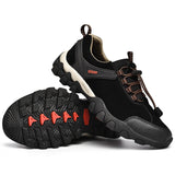 Men Casual Hiking Trainer Outdoor Trekking Sneaker Sports Non-slip Running Lace Up Shoes