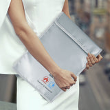 Waterproof Money Bag Fireproof Document Bag Fire Safe Cash Pouch Envelope Holder