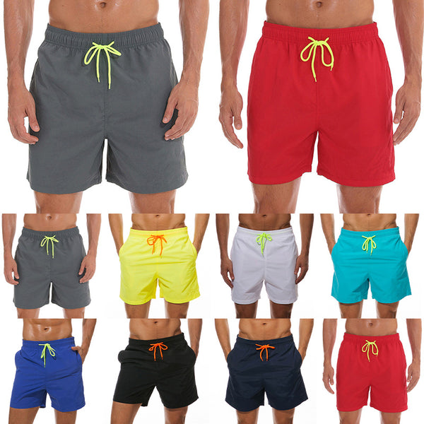 Mens Loose Base Boxer Shorts Quick Dry Beach Sports Sport Gym Trunks Short Pants