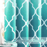 1 Piece Gradient Color Room Darkening Curtain Grommet Blackout Window Curtain Eyelet Ring Top Window Drapes Thermal Insulated Curtain Panel