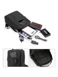USB Charging Port Waterproof Chest Pack Backpack Men Fashion Shoulder Sling Bag Large Capacity Travel Outdoor Crossbody Daypack