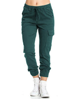 MAWCLOS Womens Casual Lounge Harem Pant Plus Size Elastic Waist Drawstring Hiking Jogger Workout Cargo Pants with Pockets