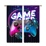 2Pcs Window Thermal Insulated Energy Efficient Thick Solid Room Rod Pocket Drapes Privacy UV Protection Bedroom Blackout Curtain