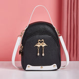 Women Mini Backpack Purse PU Leather Handbag Crossbody Bag Rucksack Shoulder Bag