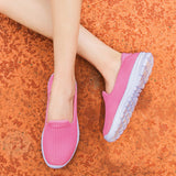 Women's Mesh Slip On Loafers Casual Shoes Comfy Breathable Sneakers Lightweight